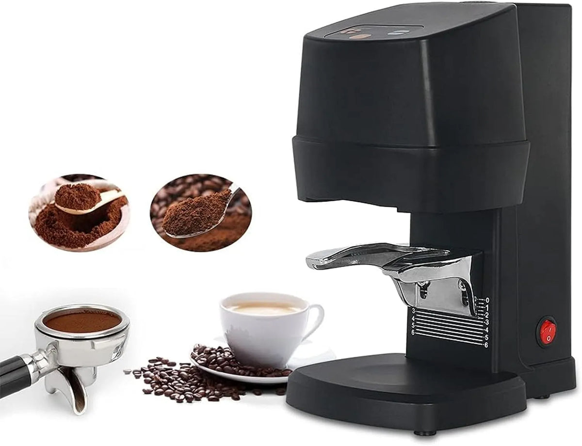 Prodotto pressino per Polvere di caffè Elettrico Automatico, Pressino per caffè da 58 mm, Pressione Regolabile 10-30 kg, Strumento per caffè