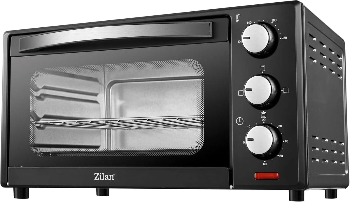 Forno elettrico, 15 L, 15 litri, doppia protezione in vetro, Zilan