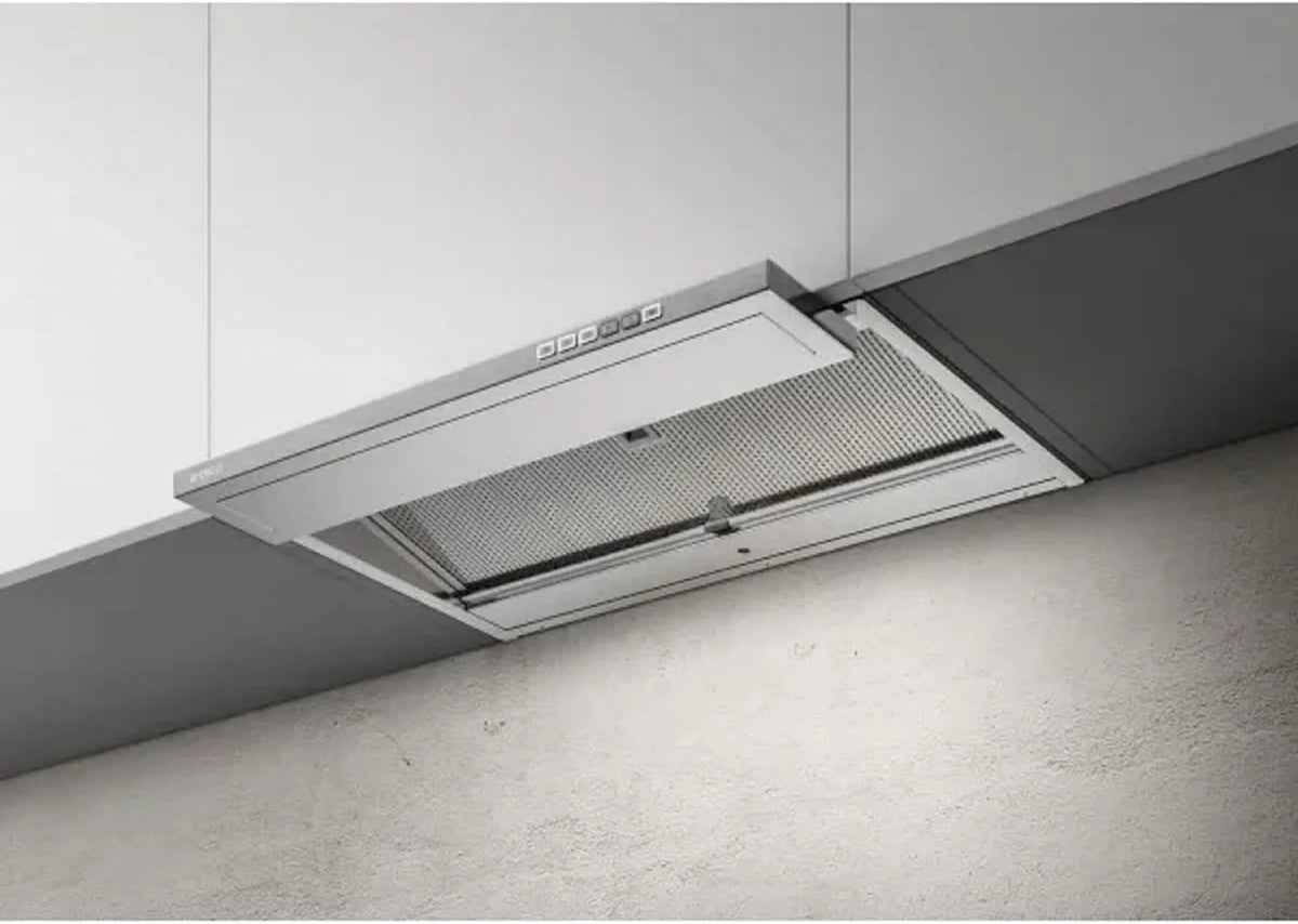 Cappa aspirante, 90 cm, cappa da cucina, BOXIN IX, 90, da incasso, acciaio inox, BOXIN DRY IX