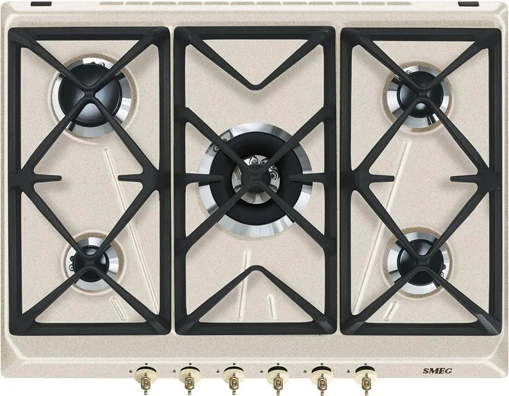 Smeg SRV876AVOGH2 Piano cottura a gas, da incasso, fornello a gas