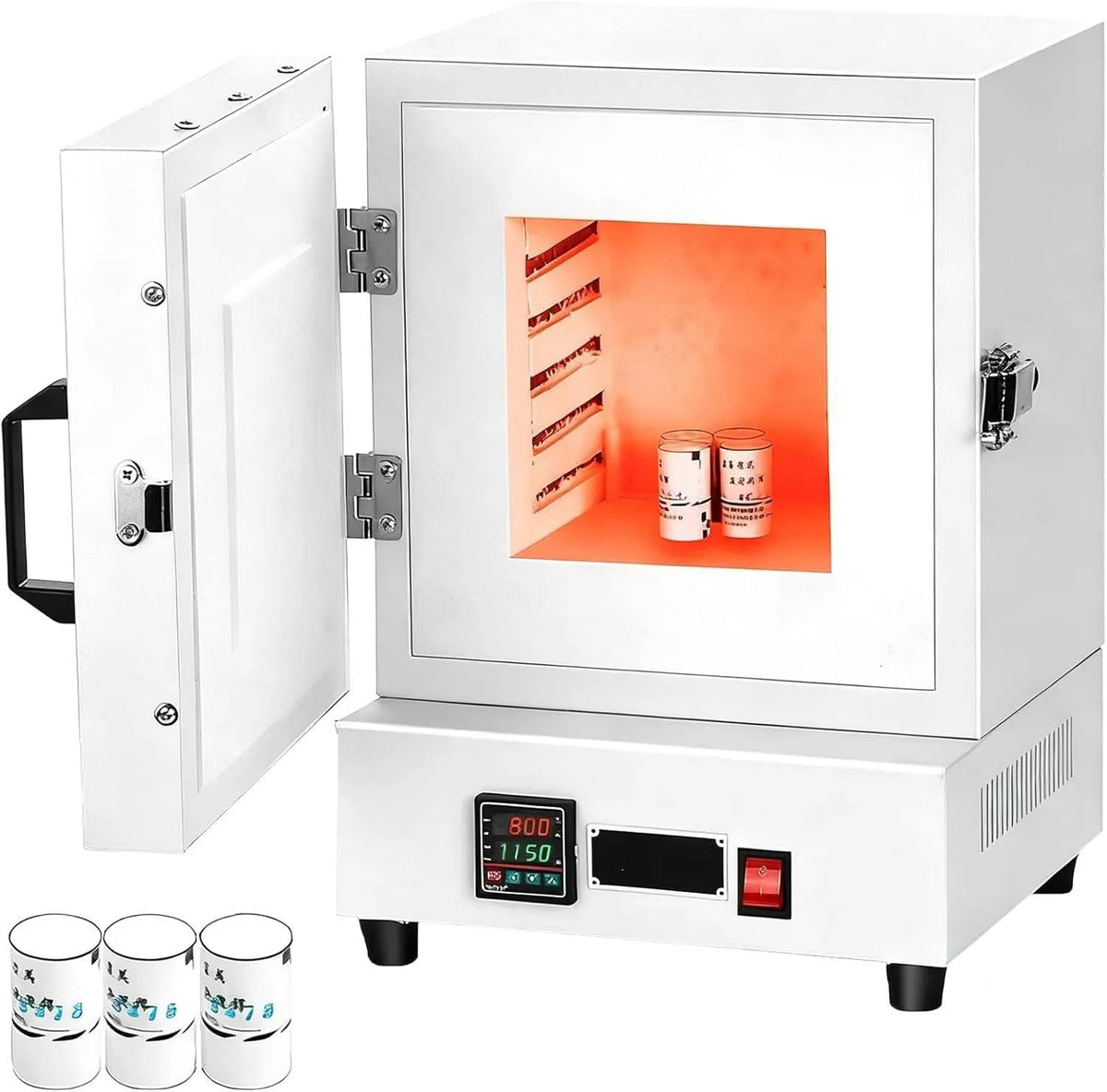 Forno elettrico, 2000 W, professionale, Burnout, Fusione e Sinterizzazione, Qiang Forno a Muffola Chiuso 2000W 1150°C - Forno Elettrico Professionale