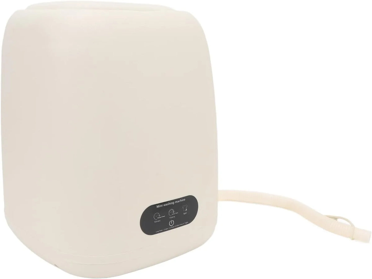 Lavatrice, 9 L, portatile, Technology Smart Living Water, Design Integrato di Lavaggio e Disidratazione, Piedini Antiscivolo, Spina europea