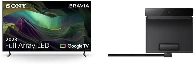 Google KD-75X85L CMU-BC1 Smart TV, televisore, 4K UHD, HDR, Full Array LED, Modello 2023 + BRAVIA CAM, ECO PACK, BRAVIA CORE, Seamless Edge Design