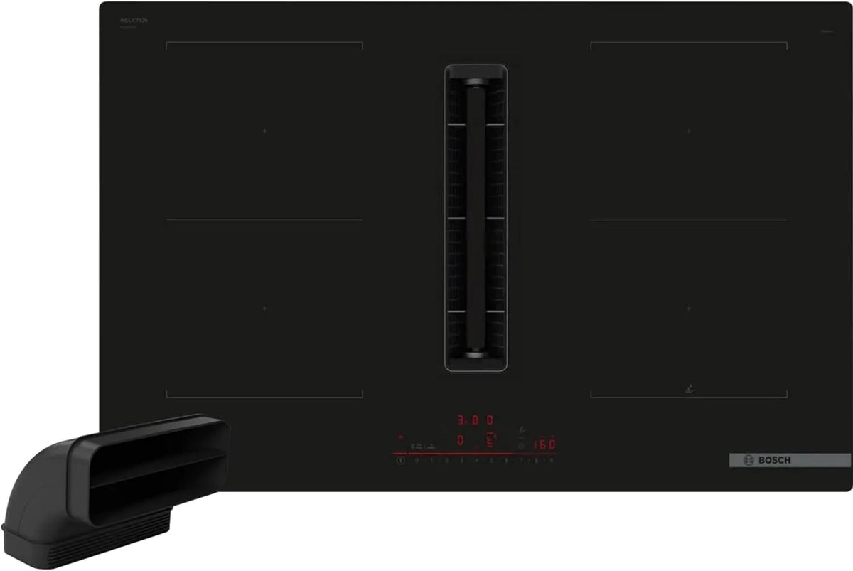 Bosch PVQ811HGA7 Piano cottura a induzione, 80 cm, piastra a induzione, con canale piatto L, autosufficiente, prodotto in Germania, CombiZone