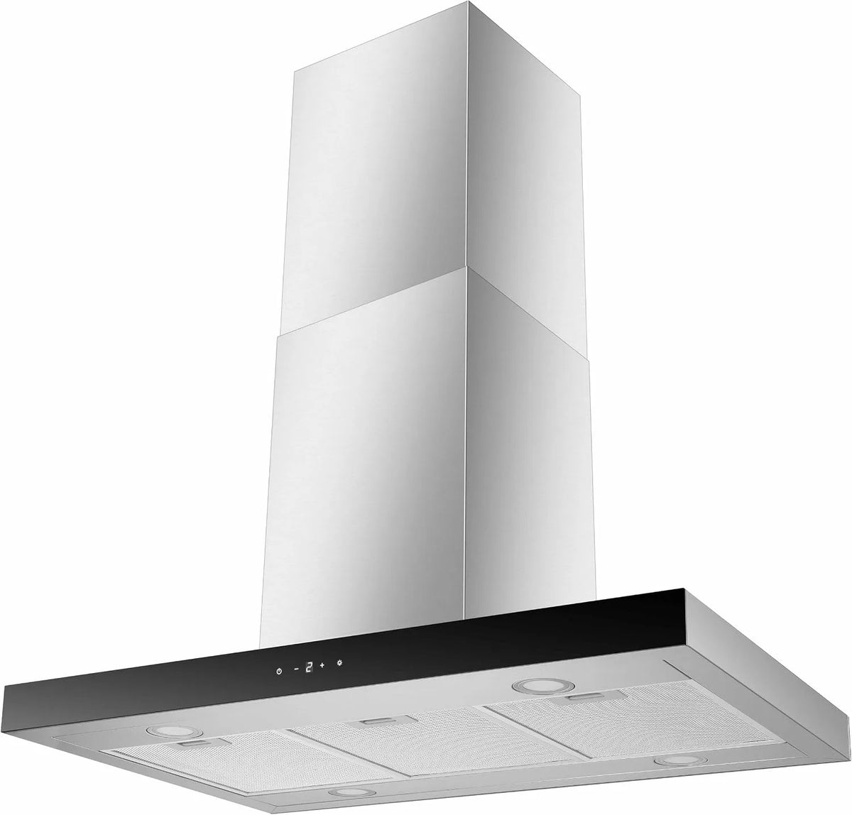 Respekta CH44199IX-21 Cappa aspirante, 90 cm, classe energetica A, cappa da cucina, acciaio inox