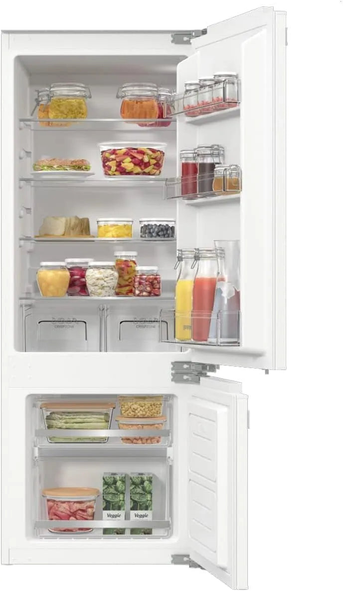 Gorenje RKI514D22 D, FrostLess, 208 Frigorifero, 208 L, classe energetica E, da incasso, display digitale, 2 zone di temperatura, 208 litri, cerniera