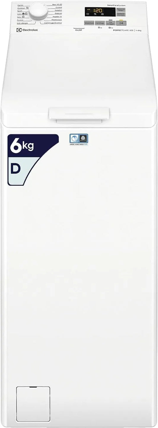 Electrolux Serie 600 EW6T562L Lavatrice, 908x397x599 mm, 6 kg, touch, 1151 giri, min, Tecnologia SensiCare, TimeSave