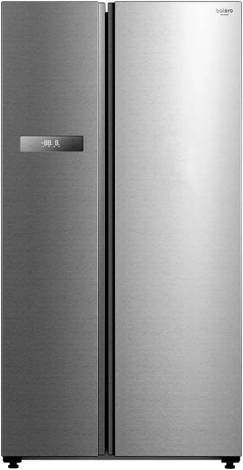 Cecotec Bolero Coolmarket Sbs Frigorifero, 592 L, No Frost, Inverter, acciaio inox, 5 cm di altezza e 91 cm di larghezza, 177, Basso consumo