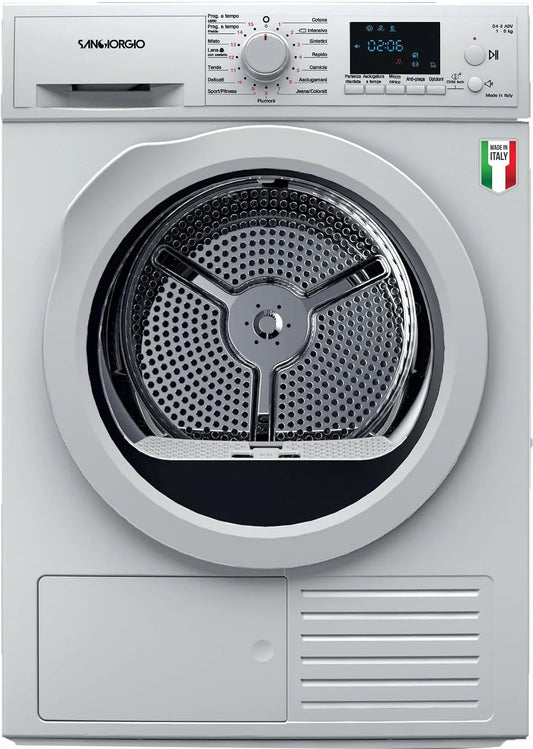 Asciugatrice SDR8P, 8 kg, Sangiorgio Asciugatrice con Pompa di calore 8 Kg A++ - SDR8P