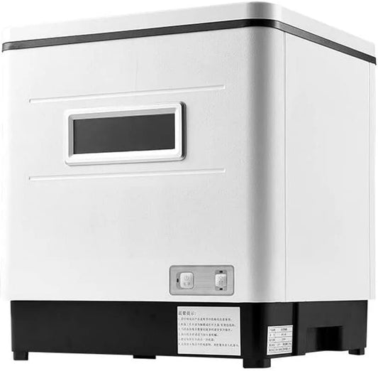 Lavastoviglie, 1500 W, acciaio inox, bianco, Lavastoviglie da tavolo piccola lavastoviglie compatta mini lavastoviglie in acciaio inox 1500 W ideale