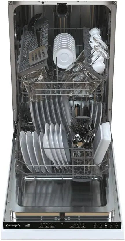 Lavastoviglie L45P52E, 45 cm, classe energetica E, formato slim, 10 Coperti, Scomparsa Totale