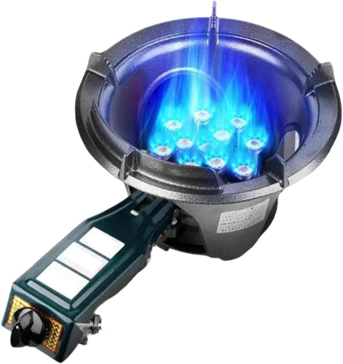 Piano cottura a gas, portatile, fornello a gas, accensione automatica e protezione da guasto alla fiamma, piano cottura ad alta efficienza con griglia