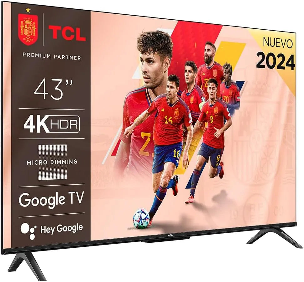 Google 43P61B Smart TV, 43 pollici, televisore, 4K UHD, HDR, TCL 43P61B 43' LED UltraHD 4K HDR Google TV