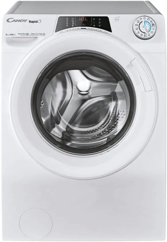 Candy 1484DWMT/1-S Lavatrice, 8 kg, classe energetica A, bianco, 1400 giri