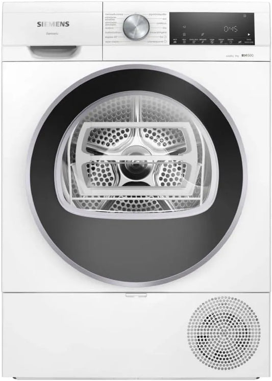 Siemens iQ500 WQ42G200ES Asciugatrice, 9 kg, bianco, Siemens - Asciugatrice con pompa di calore, autoDry, mezzo carico