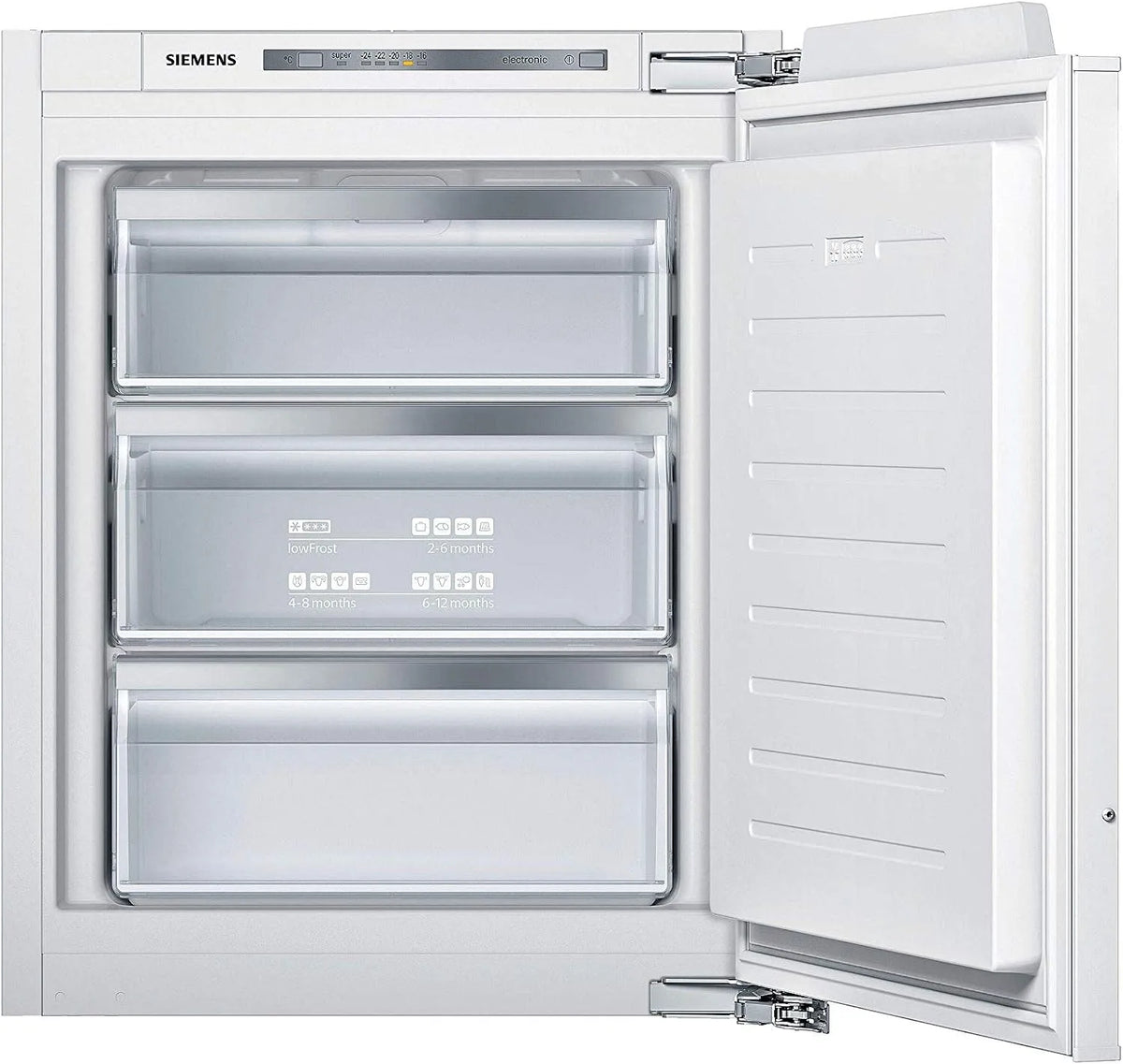 Siemens iQ500 GI11VADC0 Congelatore, 70 L, da incasso, vano congelatore, freezer verticale, lowFrost, freshSense, SoftClosing, 95 kWh, anno