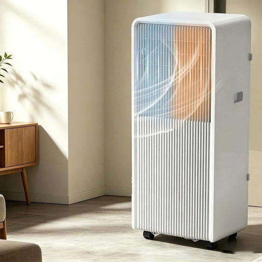Condizionatore, portatile, ruote di trasporto, Inverter, Filtro Antipolvere e Ruote 360° per, Pannello di Controllo Smart, Q2, Inverter con
