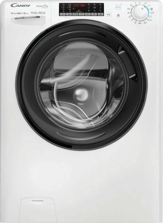 Candy CSOW41076TWMB0-S Lavasciuga, 10+7 kg, classe energetica E, lavatrice, asciugatrice, libera installazione, Inverter, 1400 giri