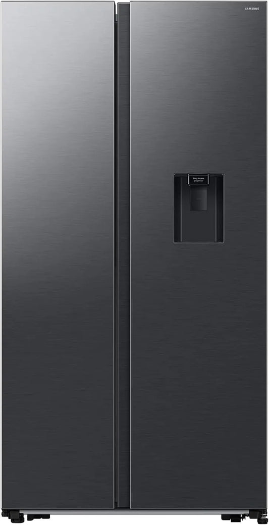 Samsung RS57DG410EB4/EF Frigorifero, 208 L, 91, 2 x 178 x 65, 4 cm, Wi-Fi, nero, All-Around Cooling, AI Energy Mode, Samsung Frigorifero Side by Side