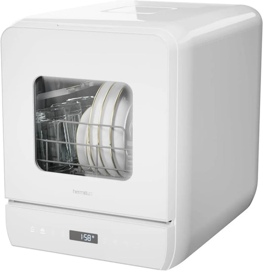 Dell Lavastoviglie, 5 L, 1 programmi, portatile, ampio serbatoio, 5 Coperti e Serbatoio 'Acqua da 5L