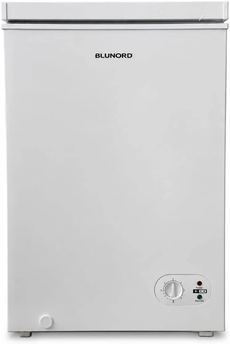 Congelatore CF100, 98 L, 40 dB, libera installazione, vano congelatore, freezer verticale, bianco, -18 °C, Congelatore a Pozzetto 98L BLU CF100