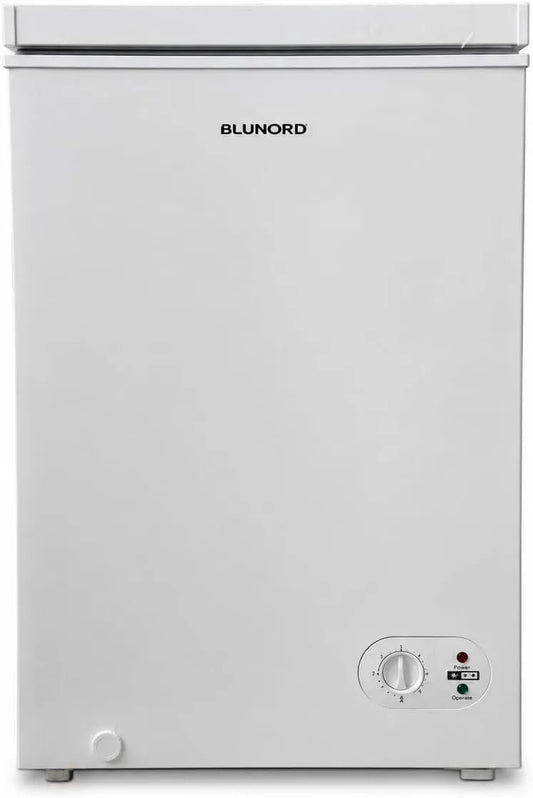 Congelatore CF100, 98 L, 40 dB, libera installazione, vano congelatore, freezer verticale, bianco, -18 °C, Congelatore a Pozzetto 98L BLU CF100
