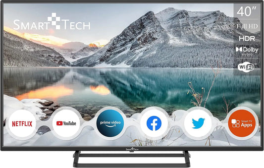 Smart TV SMT40N30FV1U1B1, 40 pollici, televisore, Full HD, Smart-Tech 40' FHD Smart TV, Netflix&Youtube&Prime Video SMT40N30FV1U1B1