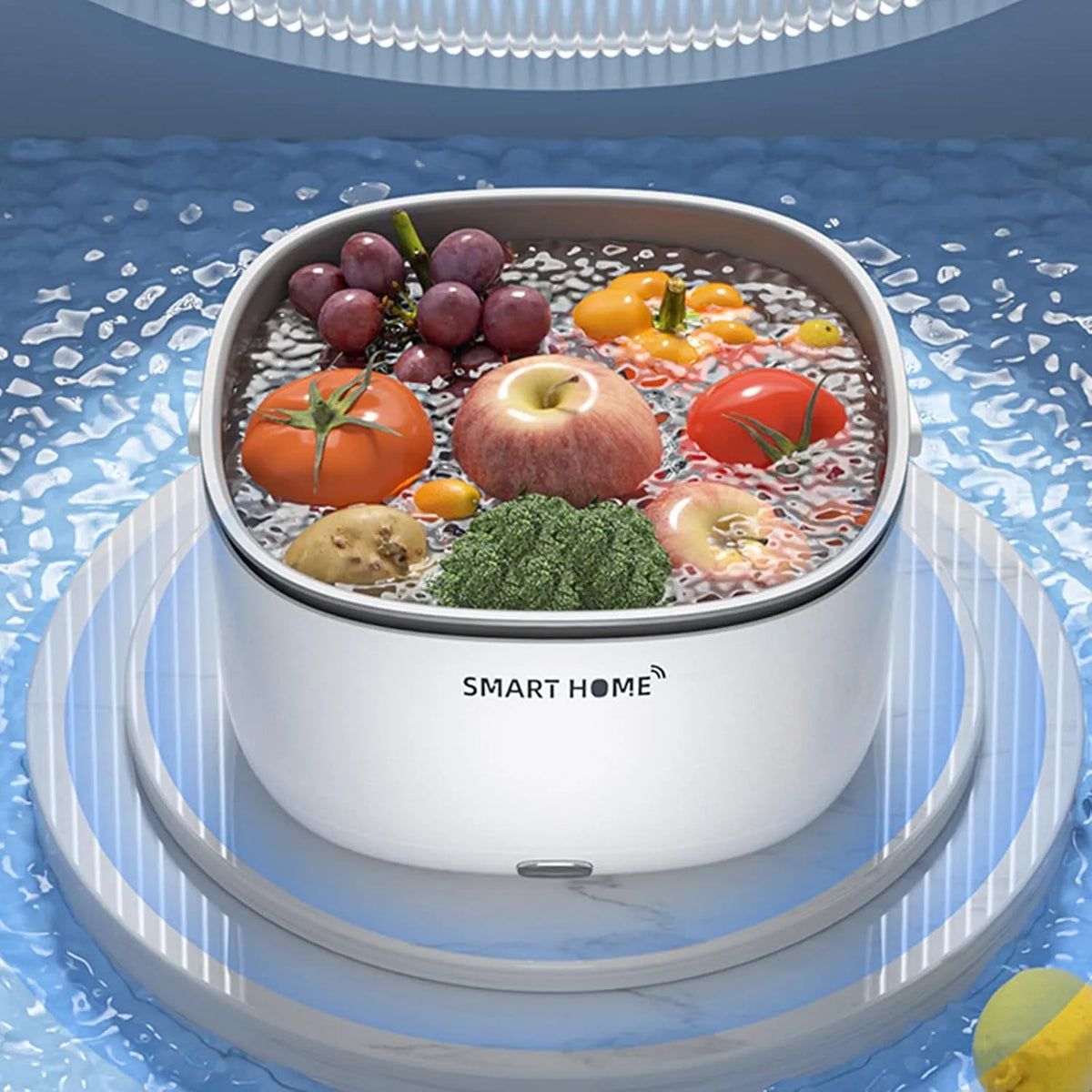 Lavatrice, portatile, Doppio Cestello for il Lavaggio Elettrico Purificatore di Ingredien