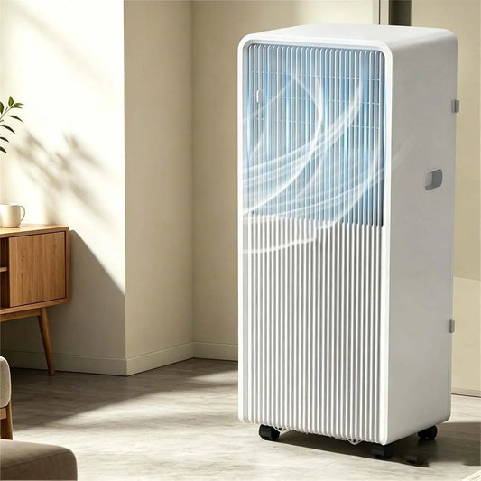 Condizionatore, portatile, ruote di trasporto, Inverter, Ruote 360°, Spina UK, Q3, Controllo Smart per Ambienti Domestici, Filtro Antipolvere