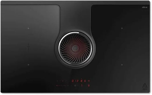 Piano cottura a induzione, piastra a induzione, Elica PRF0196318 BL, 83, nero, Black