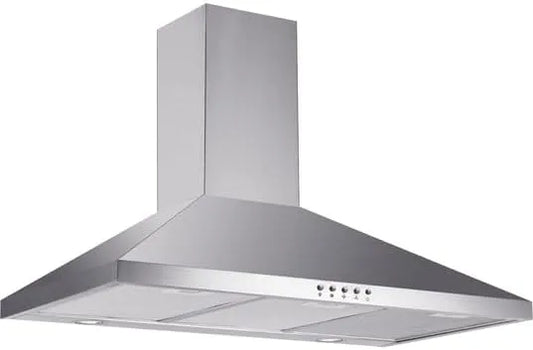Cappa aspirante, 501, 5 m3/h, cappa da cucina, Glem GHP945IX, montaggio a parete, acciaio inox