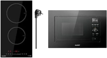 Forno a microonde, 20 L, 2 fuochi, 800 W, COMFEE' CIH351D257K0, grill, da incasso, 20 Litri, 800W