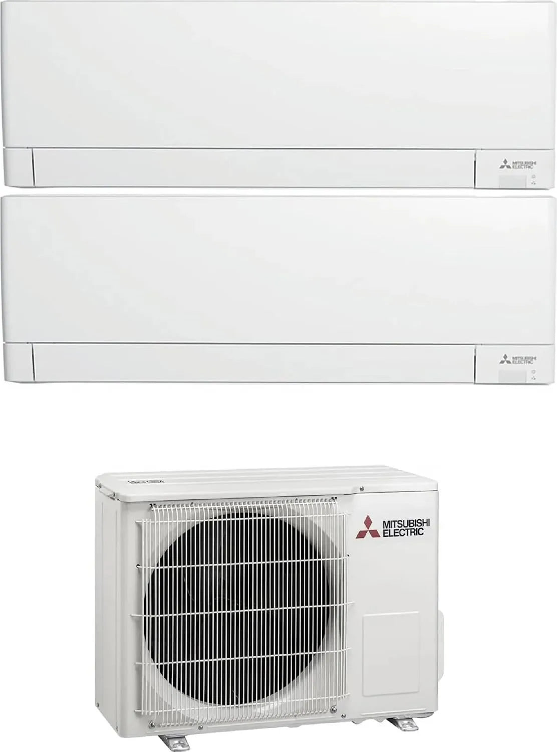 Mitsubishi Climatizzatore dual split, 2x MSZ-AY25VGKP + MXZ-2F42VF, 9000 + 9000 btu, Classe energetica A+++, A++ MSZ-AY25VGKP MXZ-2F42VF