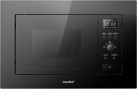 Forno a microonde CBMAG820BJL-BK, 20 L, 800 W, grill, da incasso, scongelamento, nero, 8 Menù automatico, 5 Livelli di Potenza, 20 Litri, 800W