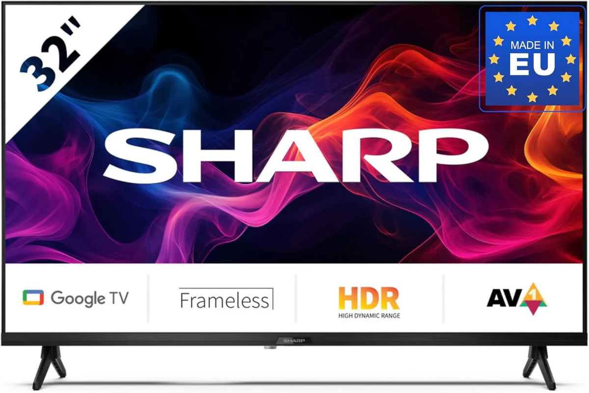 Sharp 32Gf2265E Smart TV, 32 pollici, televisore, Wi-Fi, Bluetooth, DVB-T/T2, S2, HD Ready