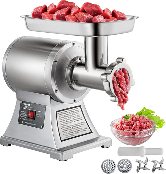 90800, 220V Tritacarne Elettrico Inox Tritacarne Professionale Perfetto Per Prosciutto Salsiccia Specializzata Cucina, SucceBuy