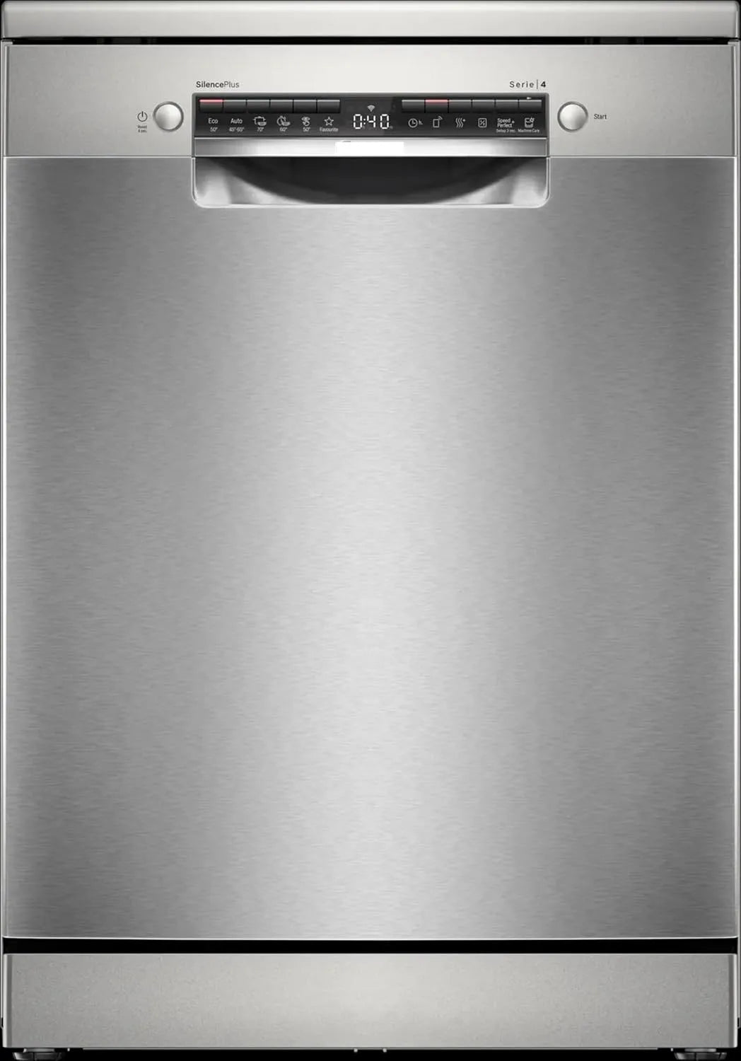 Lavastoviglie SMS4ECI27E, classe energetica E, libera installazione, acciaio inox, SMS4ECI27E - Lavastoviglie 14 coperti