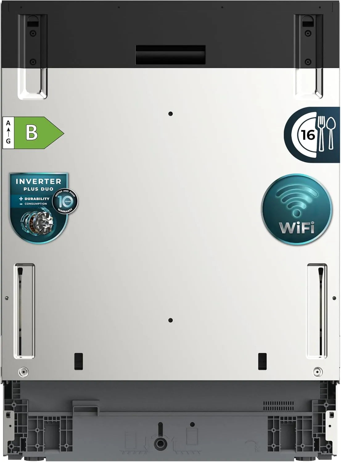 Cecotec Bolero Aguazero 8700 Lavastoviglie, 60cm, 16 programmi, da incasso, Wi-Fi, Inverter, vapore, Vassoio Posate, Controllo Vocale