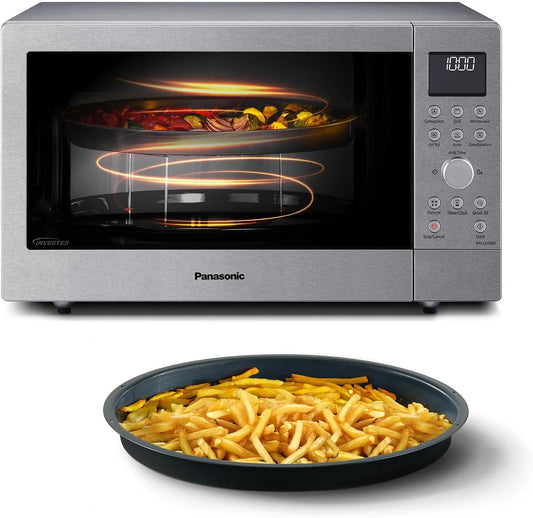 Panasonic NN-CD58RSEPG 4in1 Forno a microonde, 27 L, 1000/1300 W, 19 programmi, grill, Inverter, acciaio inox, Acciaio Inossidabile, Convezione