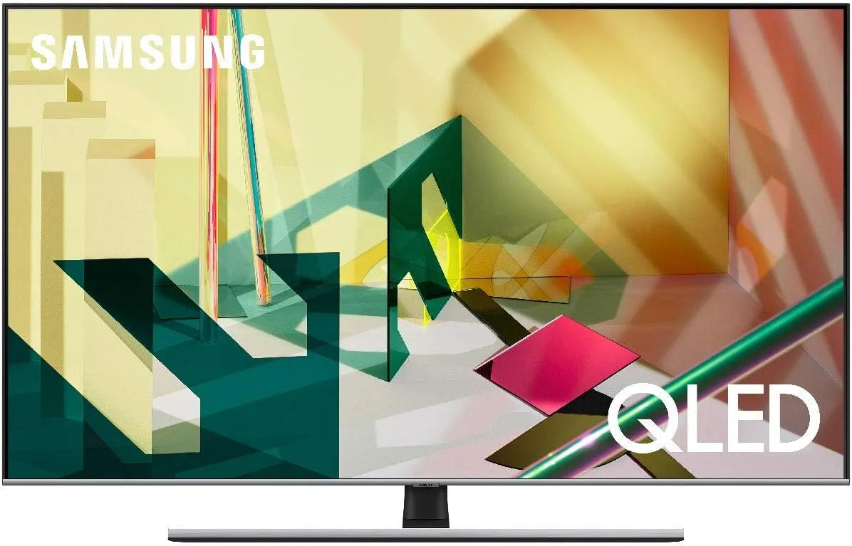 Samsung QE55Q74TATXZT Q70T Smart TV, 55 pollici, televisore, 4K UHD, QLED, Wi-Fi, argento, Ultra HD 4K, 2020, con Alexa integrata, Silver, Esclusiva