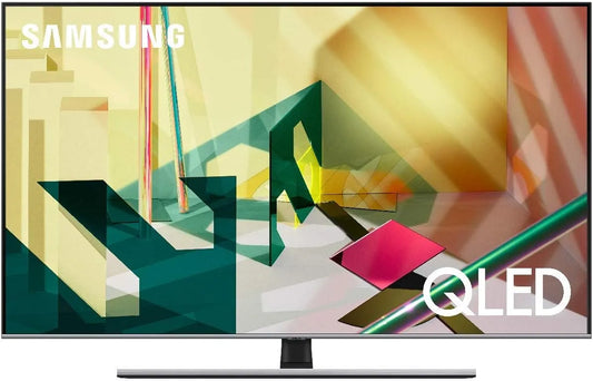 Samsung QE55Q74TATXZT Q70T Smart TV, 55 pollici, televisore, 4K UHD, QLED, Wi-Fi, argento, Ultra HD 4K, 2020, con Alexa integrata, Silver, Esclusiva