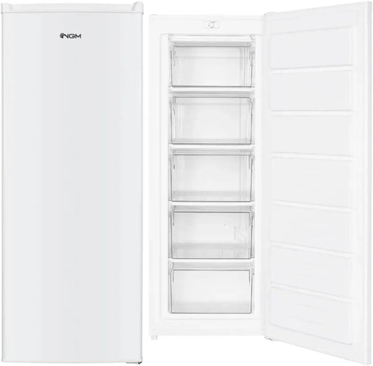 Congelatore, 168 L, classe energetica E, Ngm CV241WME kg, 24h, freezer verticale, Capacità congelamento 7, 8 kg, 168 litri
