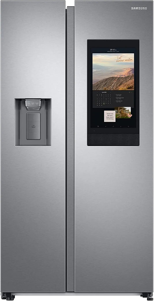 Samsung RS6HA8891SL/EF 178h Frigorifero, 614 L, libera installazione, Wi-Fi, Twin Cooling PlusTM, 91l x x 72p cm, Samsung Frigorifero Side By Side con