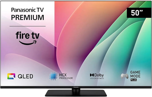 Panasonic TV-50W80AEZC Smart TV, 50 pollici, televisore, 4K UHD, QLED, Fire TV