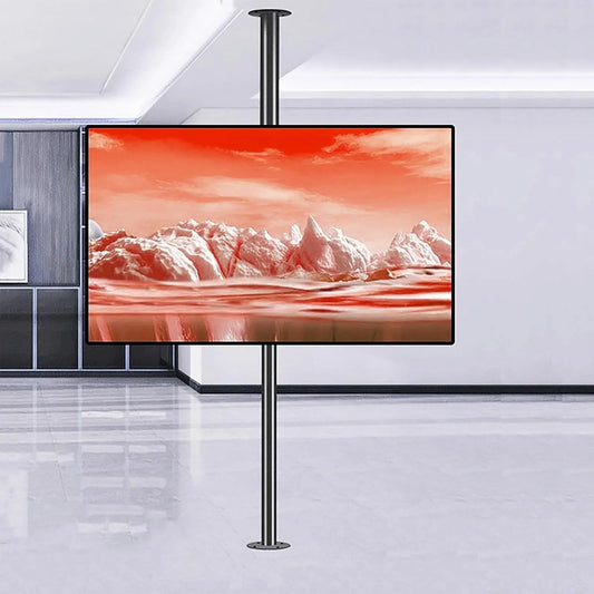 Smart TV, 75 pollici, televisore, display LCD, Supporto Universale Girevole a 360°, Supporto da Pavimento per TV LCD - Supporto TV, spaziatura dei