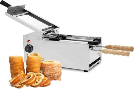 Forno elettrico, 1500 W, professionale, Griglia per Panini E Pane con 2 Rulli di Cottura, 1500w, Griglia per Coni Gelato, Ideale per Ristoranti