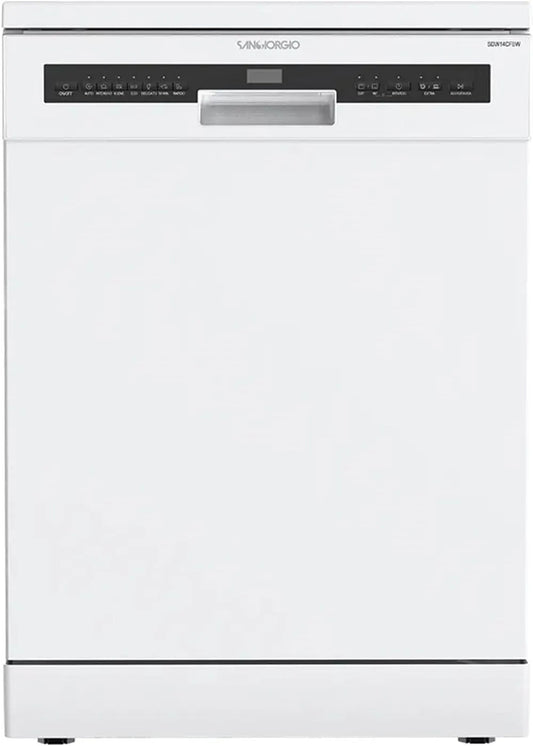 Lavastoviglie SDW14CFBW, classe energetica E, libera installazione, acciaio inox, 14 Coperti