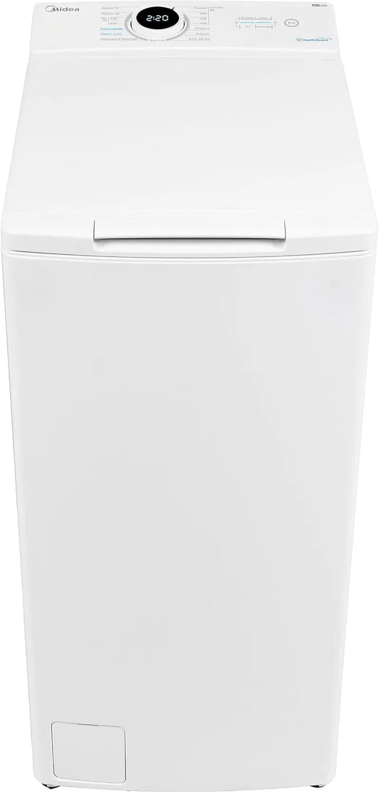 Lavatrice, 7 kg, classe energetica A, Midea Lavatrice a Carica dall'Alto 7 kg Classe A-10% 1200 Giri Motore BLDC