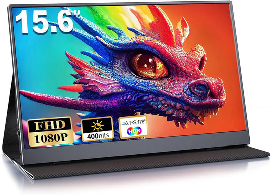 Monitor, 15.6 pollici, 1920 × 1080, portatile, Full HD, 1920x1080 FHD