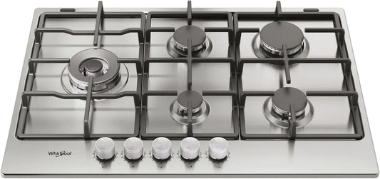 Whirlpool KGML 761 IX Acciaio Inox da Incasso 75 cm Gas 5 Fornello
